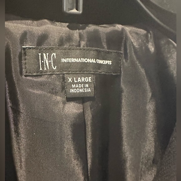 Women’s INC International Concepts double breasted blazer in black. Sz XL - Picture 2 of 3